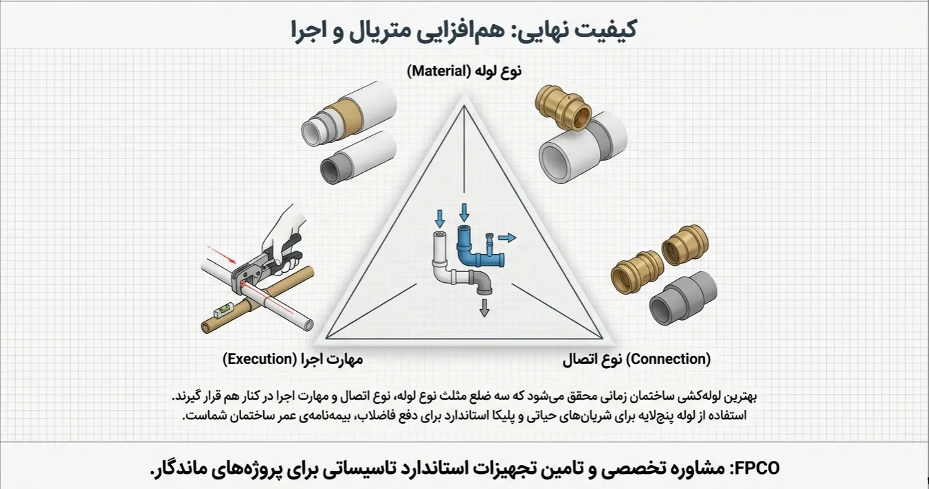 لوله اتصالات ساختمانی