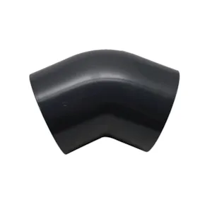 زانو UPVC سایز 90 میلی متر 45 درجه ویسپار
