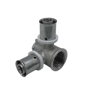 سراهی 90 درجه دیواری پرسی 16×1/2×16 نیوپایپ